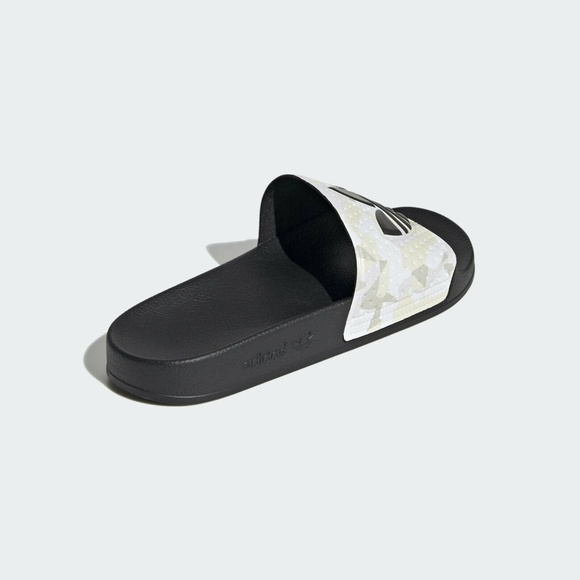 new men\'s 9 Adidas Adilette Slides Sandals Camo Sand Black FW4391 Made in Italy main image 8